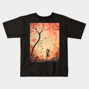 Discover True Romance: Art, Creativity and Connections for Valentine's Day and Lovers' Day Kids T-Shirt